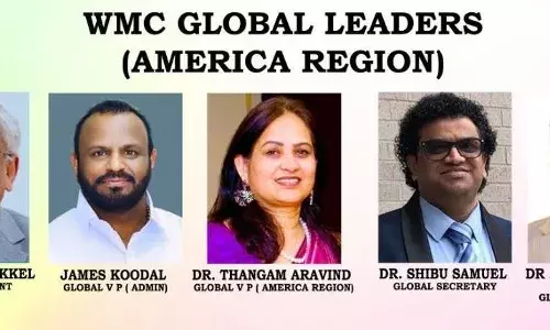 ഹ്യൂസ്റ്റണ് വേള്ഡ് മലയാളി കൗണ്സിലിന് നവനേതൃത്വം. അഡ്വ: ലാല് എബ്രഹാം ചെയര്മാന്, തോമസ് സ്റ്റീഫന് പ്രസിഡന്റ് ഹ്യൂസ്റ്റണ് വേള്ഡ് മലയാളി കൗണ്സിലിന് നവനേതൃത്വം. അഡ്വ: ലാല് എബ്രഹാം ചെയര്മാന്, തോമസ് സ്റ്റീഫന് പ്രസിഡന്റ്