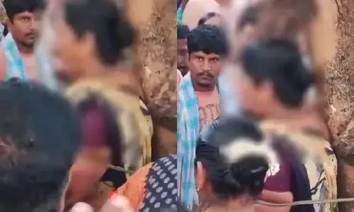 മാർക്കറ്റിൽ നിന്നും മീൻ മോഷ്ടിച്ചെന്നാരോപണം; ഉഡുപ്പിയിൽ സ്ത്രീയെ മരത്തിൽ കെട്ടിയിട്ട് അതിക്രൂരമായി തല്ലിച്ചതച്ചു; ദൃശ്യങ്ങൾ പുറത്ത്; കേസിൽ മൂന്ന് പേർ അറസ്റ്റിൽ