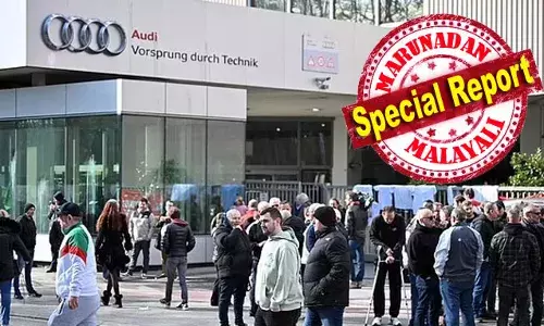 ഇലക്ട്രിക് വാഹനങ്ങള്‍ക്ക് വീണ്ടും തിരിച്ചടി; ഓഡി പ്ലാന്റ് പൂട്ടി; 7500 പേര്‍ക്ക് പണി തെറിച്ചു; ടെസ്ല വീഴുമ്പോള്‍ കുതിച്ചുയരുന്നത് ചൈനീസ് കമ്പനിയായ ബിവൈഡി; ടെസ്ലയുടെ മൂല്യം 40 ശതമാനം തന്നപ്പോള്‍ ചൈനീസ് കമ്പനി 45 ശതമാനം മൂല്യം ഉയര്‍ത്തുമ്പോള്‍