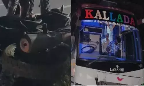 പാലക്കാട് കണ്ണനൂരില്‍ സ്വകാര്യ ബസ് ബൈക്കിലിടിച്ച് അപകടം; ബസിനടിയില്‍പ്പെട്ട് ബൈക്ക് യാത്രികനായ യുവാവിന് ദാരുണാന്ത്യം