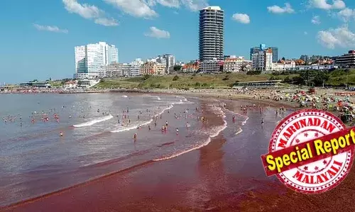 ഫ്ളോറിഡയുടെ തീരത്ത് ദുരൂഹത ഉയര്‍ത്തി കാണപ്പെട്ടിരുന്ന ചുവന്ന തിരമാലകള്‍; പിന്നിലെ രഹസ്യം കണ്ടെത്തി ശാസ്ത്രലോകം; രക്തത്തിന്റെ ചുവപ്പോടെയുള്ള തിരമാലകള്‍ക്ക് പിന്നില്‍ ആല്‍ഗകളുടെ വന്‍ തോതിലുള്ള വളര്‍ച്ചയെന്ന് കണ്ടെത്തല്‍