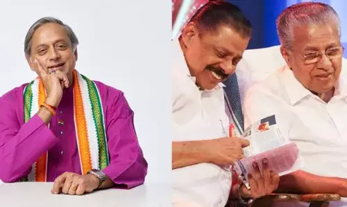 കമ്മ്യൂണിസ്റ്റുകാര്‍ 21-ാം നൂറ്റാണ്ടിലേക്ക് പ്രവേശിക്കും; പക്ഷേ അത് 22-ാം നൂറ്റാണ്ടിലായിരിക്കും; ആദ്യമായി കമ്പ്യൂട്ടറുകള്‍ വന്നപ്പോള്‍, കമ്യൂണിസ്റ്റ് ഗൂണ്ടകള്‍ പൊതുമേഖലാ ഓഫീസുകളില്‍ കയറി അവ തകര്‍ക്കുകയായിരുന്നു; സ്വകാര്യ സര്‍വകലാശാല ബില്ലില്‍ സിപിഎമ്മിനെ പരിഹസിച്ച് തരൂര്‍