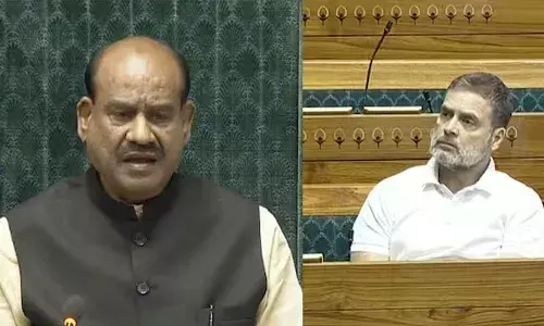 ഏഴെട്ട് ദിവസങ്ങളായി പാര്‍ലമെന്റില്‍ സംസാരിക്കാന്‍ അനുവദിക്കുന്നില്ല; സ്പീക്കര്‍ക്ക് എതിരെ രാഹുല്‍;   സഭയുടെ അന്തസ്സ് കാത്തു സൂക്ഷിക്കണമെന്ന് സ്പീക്കറുടെ മറുപടി;  പ്രതിഷേധിച്ച് കോണ്‍ഗ്രസ് എംപിമാര്‍