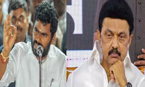 ഒരു കാര്യം വളരെ ശരിയാണ്; ഡിഎംകെ വിവേചനം കാണിക്കാറില്ല; അവർ സമ്പന്നരെയും ദരിദ്രരെയും ഒരുപോലെ കൊള്ളയടിക്കുന്നു; അറിവില്ലായ്മയാണ് പറഞ്ഞിട്ട് കാര്യമില്ല; തുറന്നടിച്ച് അണ്ണാമലൈ