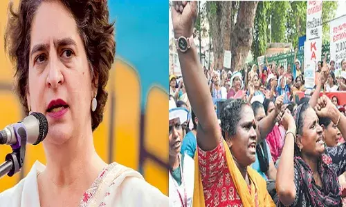 ആശാ പ്രവർത്തകർ കേരളത്തിന്‍റെ നട്ടെല്ലാണ്; അവരുടെ പോരാട്ടം ഞങ്ങളുടേത് കൂടി; നിസ്വാർത്ഥ സേവനത്തെ ബഹുമാനിക്കണം; പിന്തുണയുമായി പ്രിയങ്ക ഗാന്ധി