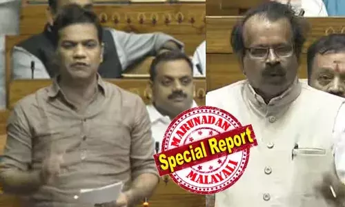 മുനമ്പം ബിജെപിക്ക് രാഷ്ട്രീയ വിഷയം മാത്രം, തനിക്ക് മുനമ്പം വ്യക്തിപരമായ വിഷയം; ഞാന്‍ മത്സ്യത്തൊഴിലാളി കുടുംബത്തിലെ അംഗം; ന്യൂനപക്ഷത്തിന്റെ അവകാശം തട്ടിയെടുക്കാന്‍ ശ്രമമെന്ന് വഖഫ് ബില്‍ ചര്‍ച്ചയില്‍ ഹൈബി ഈഡന്‍; കോണ്‍ഗ്രസുകാര്‍ ബിഷപ്പു ഹൗസ് ആക്രമിച്ചവരെന്ന് തിരിച്ചടിച്ച് കേന്ദ്രമന്ത്രി ജോര്‍ജ് കുര്യനും