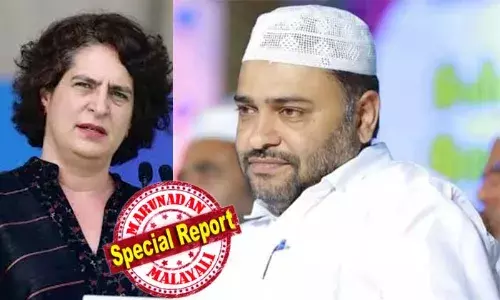 വിപ്പു കാറ്റില്‍ പറത്തി സഭയില്‍ നിന്നു വിട്ടു നിന്ന പ്രിയങ്കഗാന്ധി നിരാശപ്പെടുത്തി; സംഘപരിവാര്‍ വിരുദ്ധ പോരാട്ടം നയിക്കാനാണ്  വയനാട് അവര്‍ക്ക് നാലര ലക്ഷം ഭൂരിപക്ഷം നല്‍കിയത്; തത്തമ്മേ പൂച്ച എന്ന മട്ടില്‍ പെരുന്നാള്‍ ആശംസ പറഞ്ഞാല്‍ തൃപ്തിയാകില്ല; വഖഫ് ബില്ലില്‍  വിട്ടു നിന്ന പ്രിയങ്ക ഗാന്ധിക്കെതിരെ സമസ്ത നേതാവ്
