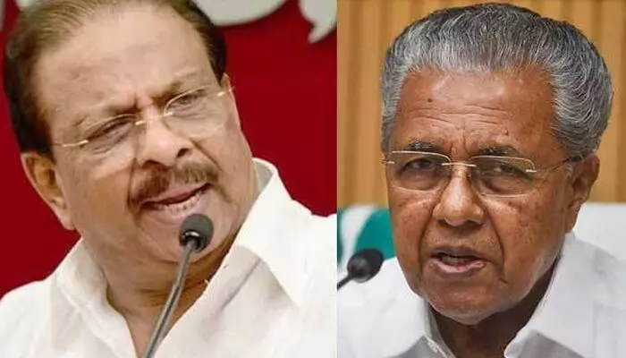 പാര്ട്ടി കോണ്ഗ്രസില് ബോംബ് വീണിട്ടും ആളനക്കമില്ല; സി പി എമ്മിന്റെ അന്നദാതാവായ പിണറായിക്കുവേണ്ടി പാര്ട്ടി കോണ്ഗ്രസ് തിരുവാതിര വരെ കളിക്കും; പിണറായിക്ക് മാത്രം പ്രായപരിധിയില് ഇളവ് നല്കുമെന്ന് കെ സുധാകരന് പാര്ട്ടി കോണ്ഗ്രസില് ബോംബ് വീണിട്ടും ആളനക്കമില്ല; സി പി എമ്മിന്റെ അന്നദാതാവായ പിണറായിക്കുവേണ്ടി പാര്ട്ടി കോണ്ഗ്രസ് തിരുവാതിര വരെ കളിക്കും; പിണറായിക്ക് മാത്രം പ്രായപരിധിയില് ഇളവ് നല്കുമെന്ന് കെ സുധാകരന്