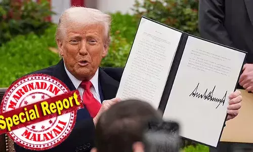 എന്താണ് ട്രംപ് ബഹളം കൂട്ടുന്ന ഈ താരിഫ്? എന്തിനാണ് ആഗോള താരിഫ് വര്‍ധിപ്പിച്ചത്? എന്തുകൊണ്ടാണ് അമേരിക്കന്‍ വിപണി തലകുത്തി വീണത്? ട്രംപിന്റെ പരിഷ്‌കാരങ്ങള്‍ ലോകത്തെ എങ്ങനെ ബാധിക്കും? ഇന്ത്യ- അമേരിക്ക ബന്ധത്തിന് ഇത് തിരിച്ചടിയാവുമോ? ട്രംപ് പ്രഖ്യാപിച്ച താരിഫ് യുദ്ധത്തെ കുറിച്ച് അറിയേണ്ടതെല്ലാം