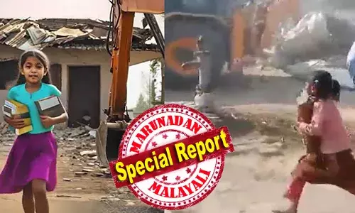 പുസ്തകങ്ങള്‍ നഷ്ടമായാല്‍ മാര്‍ക്ക് കുറയും... ഐഎഎസ് ആകണം എന്നത് എന്റെ സ്വപ്നം...; കഷ്ടപാടുകള്‍ മാറും; ബുള്‍ഡോസര്‍ വച്ച് കുടില്‍ പൊളിക്കുമ്പോഴും മറ്റെല്ലാം ഉപേക്ഷിച്ച് പുസ്‌കതം മാറോട് ചേര്‍ത്ത് ഓടിയ പെണ്‍കുട്ടി; ചിത്രങ്ങള്‍ വൈറലായതോടെ കുട്ടിയെ കാണാന്‍ നേതാക്കളും സംഘടനകളും