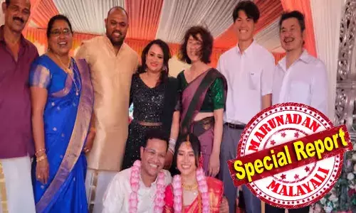 ആറാട്ടുപുഴക്കാരന്‍ റാസിലിന് ജപ്പാന്‍കാരിപ്പെണ്ണ്; ഹൈന്ദവാചാരപ്രകാരം സെനയെ താലി ചാര്‍ത്തി സ്വന്തമാക്കി യുവാവ്: കൗതുകത്തോടെ ചടങ്ങില്‍ പങ്കാളികളായി യുവതിയുടെ കുടുംബം