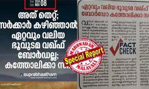 ഓര്‍ഗനൈസറെ കുഴിയില്‍ ചാടിച്ചത് സമസ്തയും ജമാഅത്തെ ഇസ്ലാമിയും നേരത്തെ പ്രചരിപ്പിച്ച നുണ സാഹിത്യം; കത്തോലിക്കാ സഭക്ക് ഉണ്ടെന്ന് ആരോപിച്ചത് നാല് സംസ്ഥാനങ്ങളിലെ മുഴുവന്‍ ജനവാസ കേന്ദ്രങ്ങളും ഉള്‍പ്പെടുത്തിയാല്‍ തീരാത്തത്ര ഭൂമി; നാലു മാസം മുന്‍പ് ഇസ്ലാമിക കേന്ദ്രങ്ങള്‍ പറഞ്ഞപ്പോള്‍ മൗനം പാലിച്ചവര്‍ ആര്‍എസ്എസ് മാസികയില്‍ വന്നതോടെ ചാടിയിറങ്ങി കണ്ണീര്‍ ഒഴുക്കുന്നു