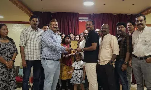 പ്രവാസം മതിയാക്കി മടങ്ങുന്ന ശ്യാം തങ്കച്ചന് നവയുഗം യാത്രയയപ്പ് നല്‍കി