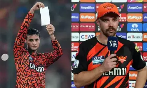 കുറച്ച് നാളായി അവന്‍ അത് പോക്കറ്റിലിട്ട് നടക്കാന്‍ തുടങ്ങിയിട്ട്, ഒരു അവസരം ലഭിക്കണ്ടേ..; അഭിഷേകിന്റെ സെഞ്ച്വറി സെലിബ്രേഷനെ കുറിച്ച് ട്രാവിസ് ഹെഡ്