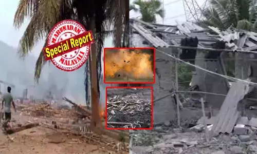 ആന്ധ്രയിലെ പടക്ക നിർമ്മാണ ശാലയിൽ വൻ സ്‌ഫോടനം; രണ്ട് സ്ത്രീകൾ ഉൾപ്പടെ 8 പേർ കൊല്ലപ്പെട്ടു; നിരവധി പേർക്ക് പൊള്ളലേറ്റു; പലരുടെയും നില ഗുരുതരം; പരിക്കേറ്റവരെ ആശുപത്രിയിൽ പ്രവേശിപ്പിച്ചു; പൊട്ടിത്തെറിയിൽ നിർമാണ യൂണിറ്റ് പൂർണമായും തകർന്നു; സ്ഥലത്ത് രക്ഷാപ്രവർത്തനം തുടരുന്നു