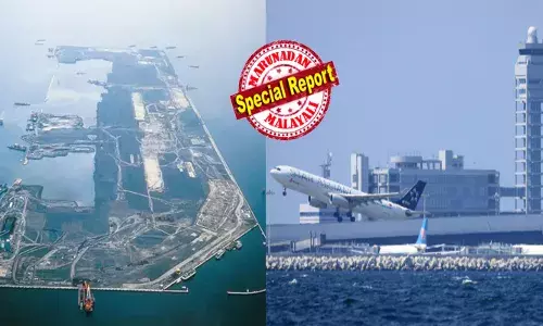 വർഷം തോറും മൂന്ന് കോടി യാത്രക്കാർ; മുപ്പത് വർഷം മുൻപ് നിർമിച്ചത് കൃത്രിമ ദ്വീപിൽ; ജപ്പാനിലെ ഈ എയർപോർട്ട് കടലിൽ മുങ്ങുമെന്ന് ഉറപ്പ്; ഓരോ വർഷവും വിമാനത്താവളം അൽപ്പാൽപ്പം കടലിലേക്ക് താഴുന്നു