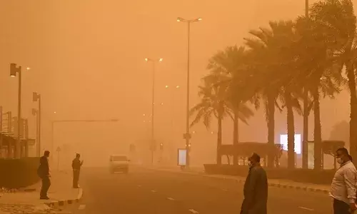 തുറന്ന പ്രദേശങ്ങളിൽ നിൽക്കുന്നവർ സൂക്ഷിക്കണം; ദൂരക്കാഴ്ച തടസ്സപ്പെടാനും സാധ്യത; കുവൈറ്റിൽ ശക്തമായ പൊടിക്കാറ്റിന് സാധ്യത; ജനങ്ങൾക്ക് ജാഗ്രത മുന്നറിയിപ്പ്