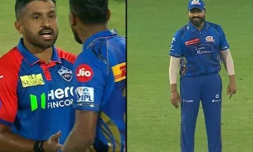 ബുംമ്രയെ ഒരോവറിൽ തുടർച്ചയായ രണ്ട് സിക്സറുകൾക്ക് പറത്തി കരുൺ നായർ; അർധ സെഞ്ച്വറി പൂര്‍ത്തിയാക്കാനുള്ള ഓട്ടത്തിനിടെ കൂട്ടിയിടി; കരുണും ബുംമ്രയും തമ്മിൽ വാക്കുതർക്കം; വൈറലായി രോഹിത് ശർമയുടെ റിയാക്ഷൻ