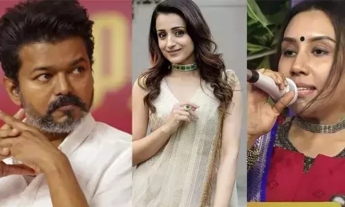 വിജയ് വഷളനായ രാഷ്ട്രീയക്കാരന്‍; തൃഷയുമായി വിമാനത്തില്‍ യാത്ര; നടനും ടി.വി.കെയുടെ നേതാവുമായ വിജയ്‌യെ വിമര്‍ശിച്ച് ദിവ്യ സത്യരാജ്