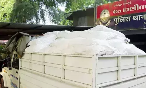 കൊല്ലത്ത് വന്‍ ലഹരി വേട്ട; പരിശോധനയില്‍ പിടികൂടിയത് 109 ചാക്ക് നിരോധിത പുകയില ഉല്‍പ്പന്നം; പ്രതി സ്ഥലത്ത് നിന്ന് ഓടി രക്ഷപ്പെട്ടു; പ്രതിയെ ഉടന്‍ കസ്റ്റഡിയില്‍ എടുക്കുമെന്ന് പോലീസ്