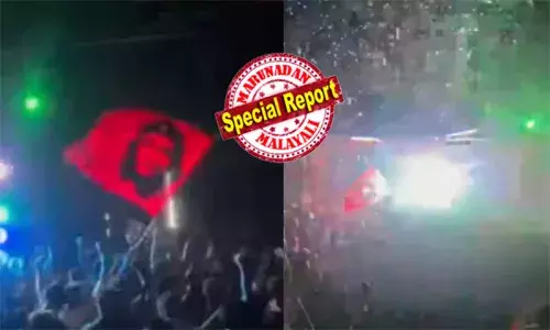 കണ്ണൂരില്‍ ക്ഷേത്രോത്സവത്തിനിടെ ചെഗുവേരയുടെ പതാകയും വിപ്ലവഗാനവും; ഘോഷയാത്രക്കിടെ സിപിഎം പ്രവര്‍ത്തകരുടെ ആഘോഷം പുഷ്പനെ അറിയാമോ എന്ന ഗാനവുമായി; കണ്ണൂരില്‍ ക്ഷേത്രോത്സവങ്ങള്‍ പാര്‍ട്ടി ശക്തിപ്രകടനങ്ങളുടെ വേദിയാകുന്നു