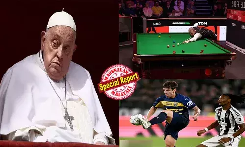 മാര്‍പ്പാപ്പയുടെ മരണം: ഇറ്റാലിയന്‍ ഫുട്‌ബോള്‍ ലീഗ് മത്സരങ്ങള്‍ മാറ്റി വച്ചു; പുതുക്കിയ തീയതി പിന്നീട്; പോപ്പിന്റെ മരണത്തെ തുടര്‍ന്ന് ബിബിസി-2 വില്‍ നിന്ന് സ്‌നൂക്കര്‍ ലോക ചാമ്പ്യന്‍ഷിപ്പ് മാറ്റിയതില്‍ രോഷാകുലരായി ആരാധകര്‍; അമ്പരപ്പിക്കുന്ന തീരുമാനമെന്ന് എക്‌സില്‍ പ്രതിഷേധം