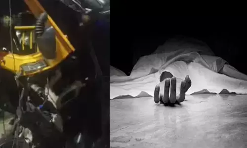 റോഡിലൂടെ കുതിച്ചെത്തി സ്വകാര്യബസിനെ ഓവർ ടേക്ക് ചെയ്യവേ അപകടം; കാർ ഓട്ടോയെ ഇടിച്ചുതെറിപ്പിച്ചു; ഡ്രൈവർക്ക് ദാരുണാന്ത്യം