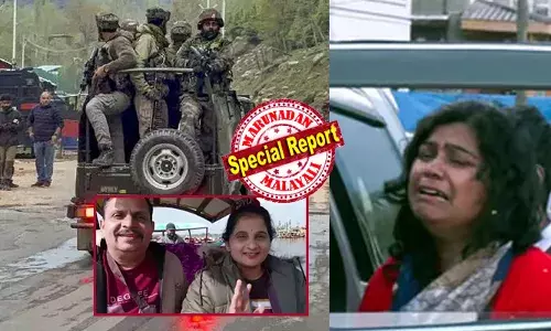 എന്റെ ഭര്‍ത്താവിനെ നിങ്ങള്‍ കൊന്നില്ലേ, എന്നെയും കൊല്ലൂ...; നിന്നെ കൊല്ലില്ല, പോയി മോദിയോട് പറയൂ;  പഹല്‍ഗാമില്‍ ശിവമോഗ സ്വദേശിയായ മഞ്ജുനാഥ് കൊല്ലപ്പെട്ടത് ഭാര്യയുടെയും മകന്റെയും കണ്‍മുന്നില്‍; അക്രമികള്‍ ഹിന്ദുക്കളെ ലക്ഷ്യം വച്ചതായി തോന്നുന്നുവെന്നും പല്ലവി