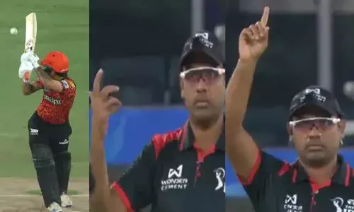 വൈഡ് വിളിക്കാനൊരുങ്ങിയ അംപയറിനെ കൊണ്ട് ഔട്ട് വിളിപ്പിച്ച് ഇഷാന്‍ കിഷന്‍; അമ്പരന്ന് എതിര്‍ ടീം സ്വന്തം ടീം അംഗങ്ങളും;  ഐ.പി.എല്ലില്‍ ഇഷാന്‍ കിഷന്റെ ബ്ലണ്ടന്‍; വിമര്‍ശനം കടുക്കുന്നു