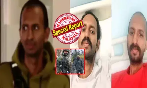 പരിശീലനത്തിന് ശേഷം അവർ ഞങ്ങളെ യുക്രൈൻ അതിർത്തിയിലേക്ക് കൊണ്ടുപോയി; പിന്നാലെ ദുരിത ജീവിതം; മരണം മുഖാമുഖം കണ്ട നിമിഷങ്ങൾ; എങ്ങും വെടിയൊച്ചകൾ; കാതിൽ ബോംബ് പൊട്ടുന്ന ശബ്ദം; ഒന്നും മനസ്സിൽ നിന്ന് മായുന്നില്ല; റഷ്യൻ കൂലിപ്പട്ടാളത്തിൽ ചതിയിലൂടെ എത്തിപ്പെട്ട ജെയിൻ നാട്ടിലെത്തി; ബിനിലിന്റെ മൃതദേഹം എവിടെയെന്ന് അറിയില്ലെന്നും മറുപടി!