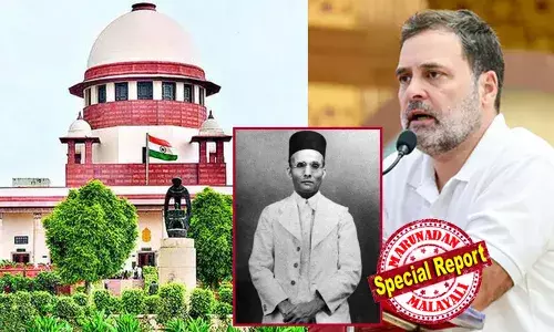 പ്രധാനമന്ത്രിയായിരുന്നപ്പോള്‍ നിങ്ങളുടെ മുത്തശ്ശി അദ്ദേഹത്തെ പ്രശംസിച്ച് കത്ത് അയച്ചിരുന്നുവെന്ന് അറിയാമോ? സ്വാതന്ത്ര്യ സമര സേനാനികളെക്കുറിച്ച് നിരുത്തരവാദപരമായ പ്രസ്താവന നടത്തരുത്; ആവര്‍ത്തിച്ചാല്‍ സ്വമേധയാ നടപടിയെടുക്കും;  സവര്‍ക്കര്‍ക്കെതിരായ പരാമര്‍ശത്തില്‍ രാഹുലിനെ ശകാരിച്ച് സുപ്രീംകോടതി