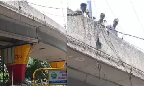 പുലർച്ചെ ബൈക്കിൽ ചീറിപാഞ്ഞ് വിദ്യാർത്ഥികൾ; നിയന്ത്രണം വിട്ട് ഫ്ലൈ ഓവറിൽ നിന്ന് താഴേക്ക് വീണു; ഒരാൾക്ക് ദാരുണാന്ത്യം; സുഹൃത്തിന് ഗുരുതര പരിക്ക്