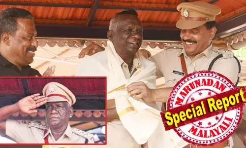 ഭൂസമര സ്ഥലത്ത് നില്‍ക്കുന്ന രാധാകൃഷ്ണേട്ടനെ കണ്ടപ്പോള്‍ ഞാന്‍ പോയി കൈകൊടുത്തു; ആ പടം ദേശാഭിമാനിയില്‍ അച്ചടിച്ചു വന്നു. പൊലീസുകാരനായ വിജയന്‍ ഭൂസമരത്തിന്റെ ഭാഗമായി എന്ന് വലിയ പ്രചാരണം; അടുത്ത ദിവസം എംഎസ്പിയിലേക്ക് ട്രാന്‍സ്ഫര്‍; അങ്ങനെ ട്രാന്‍സ്ഫര്‍ പോലും ഭാഗ്യമായി; ഇതിഹാസ ഫുട്‌ബോള്‍ പോലീസ് തൊപ്പി ഊരുന്നു; ഐഎം വിജയന്‍ ഫുട്‌ബോള്‍ പ്രണയം തുടരും