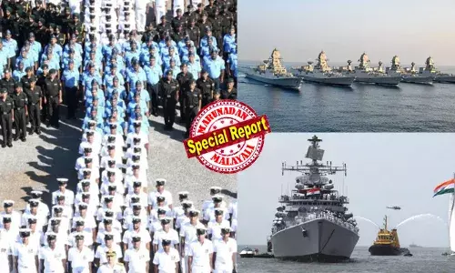 ഏത് ദൗത്യത്തിനും സുസജ്ജം;  എപ്പോള്‍ വേണമെങ്കിലും എവിടെ വെച്ചും എങ്ങനെയായാലും;  അഞ്ച് പടക്കപ്പലുകളുടെ ചിത്രങ്ങള്‍ പങ്കുവച്ച് ഇന്ത്യന്‍ നാവികസേന; പാക്കിസ്ഥാനെതിരെ കര-നാവിക-വ്യോമ സേനകളുടെ പടയൊരുക്കം;  കശ്മീരിലെ അഞ്ച് ഭീകരരുടെ വീടുകള്‍ തകര്‍ത്ത് സുരക്ഷാസേന;  ഭീകരരുടെ സഹായികള്‍ പിടിയില്‍