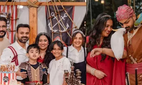 പൈറേറ്റ് തീമില്‍ ചാക്കോച്ചന്‍; ഇസഹാക്കിന്റെ പിറന്നാള്‍ ആഘോഷം; സ്‌പെഷ്യല്‍ ഗസ്റ്റായി മഞ്ജുവും പിഷാരടിയും