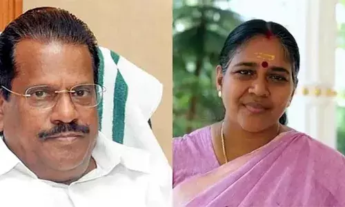 ബോംബില്‍ പിഎച്ച്ഡി എടുത്തയാളാണ്; ഇവിടെ പൊട്ടിയ ബോംബിനെ കുറിച്ച് എങ്ങനെ പറയാനാകും? ഇ പി ജയരാജനെപ്പോലെ ബോംബ് കൈകാര്യം ചെയ്ത് പരിചയമില്ലെന്ന് ശോഭ സുരേന്ദ്രന്‍