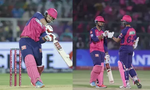 ഐപിഎല്ലിലെ രണ്ടാമത്തെ അതിവേഗ സെഞ്ചുറിയുമായി വൈഭവ് സൂര്യവംശി; 35 പന്തില്‍ 11 സിക്‌സും ഏഴ് ബൗണ്ടറിയുമടക്കം 101 റണ്‍സ്; കരിം ജാനറ്റിന്റെ  ഒരോവറില്‍ 14കാരന്‍ അടിച്ചുകൂട്ടിയത് 30 റണ്‍സ്; അര്‍ധ സെഞ്ചുറി തികച്ചത് 17 പന്തില്‍; ഗുജറാത്തിനെതിരെ രാജസ്ഥാന്‍ ജയത്തിലേക്ക്