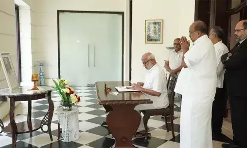 സിപിഎം ജനറല്‍ സെക്രട്ടറി എം എ ബേബി വത്തിക്കാന്‍ എംബസി സന്ദര്‍ശിച്ചു; ഡല്‍ഹിയിലെ പ്രത്യേക പ്രതിനിധി പ്രൊഫ. കെ വി തോമസും ഒപ്പമെത്തി