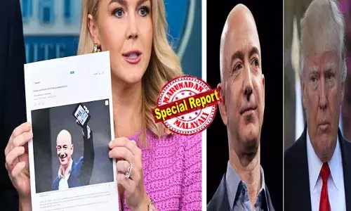 ഒന്ന് അടുത്തുവന്നപ്പോഴേക്കും വീണ്ടും അകന്നു! ആമസോണ്‍ സ്ഥാപകന്‍ ജെഫ് ബസോസിന് എതിരെ യുദ്ധം പ്രഖ്യാപിച്ച് ട്രംപ്; പ്രകോപിപ്പിച്ചത് ട്രംപിന്റെ താരിഫുകളുടെ ആഘാതം ഉത്പന്നങ്ങളുടെ പ്രൈസ് ടാഗില്‍ ഉള്‍പ്പെടുത്താന്‍ തീരുമാനിച്ചതോടെ; ആമസോണ്‍ ചൈനയുടെ ഉപകരണമായി മാറിയെന്ന് വൈറ്റ് ഹൗസ്