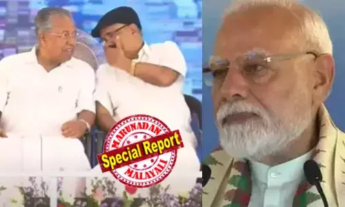 മുഖ്യമന്ത്രിയും ശശി തരൂരും ഇരിക്കുന്ന വേദി ചിലരുടെ ഉറക്കം കെടുത്തും; നരേന്ദ്ര മോദിയുടെ ഒളിയമ്പ് ദേശീയ തലത്തില്‍ ചര്‍ച്ചയായത് തരൂരുമായി കൂട്ടിക്കെട്ടി; മോദി പറഞ്ഞത് ഇന്‍ഡ്യ സഖ്യമെന്ന്, പരിഭാഷകന്‍ പറഞ്ഞത് ഇന്ത്യന്‍ എയര്‍ലൈന്‍സെന്നും; ആ രാഷ്ട്രീയ വിമര്‍ശനം മനസിലാകാതെ പിണറായി വിജയനും