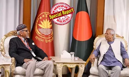 പാലുകൊടുത്ത കൈയ്ക്ക് കൊത്താന്‍ ബംഗ്ലാദേശും; പാക്കിസ്ഥാനെ ആക്രമിച്ചാല്‍ ഇന്ത്യയുടെ ഏഴ് വടക്ക് കിഴക്കന്‍ സംസ്ഥാനങ്ങളെയും ആക്രമിക്കുമെന്ന് ബംഗ്ലാദേശ് മുന്‍ മേജര്‍; പറയുന്നത് യൂനുസിന്റെ അടുത്ത അനുയായി; ഭാരതത്തിനെതിരെ രൂപപ്പെടുന്നത് പാക്കിസ്ഥാന്‍- ചൈന- ബംഗ്ലാദേശ് അച്ചുതണ്ടോ?