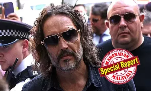 നാടക പരിപാടിയില്‍ പരിചയപ്പെട്ട സ്ത്രീയെ ഹോട്ടല്‍ മുറിയില്‍ വെച്ച് ബലാത്സംഗം ചെയ്തു;  മറ്റ് രണ്ട് പേരെ പുരുഷന്മാരുടെ ടോയ്ലറ്റിലേക്ക് വലിച്ചിഴച്ചു കൊണ്ടുപോയി പീഡിപ്പിച്ചു; ലൈംഗിക പീഡന കേസുകളില്‍ ബ്രിട്ടീഷ് കോമഡിയന്‍ റസ്സല്‍ ബ്രാന്‍ഡിന്റെ വിചാരണ തുടങ്ങി