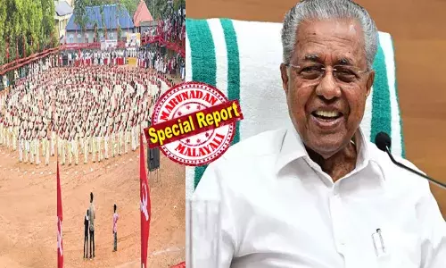 ലോകമെങ്ങും ശോഭിച്ചീടും കാരണഭൂതന്‍ പിണറായി വിജയനെന്ന സഖാവ് തന്നെ; മെഗാ തിരുവാതിര മറവിയിലാഴും മുമ്പേ വന്നത് ചെമ്പടയ്ക്ക് കാവലാളായ ചെങ്കനല്‍ കണക്കൊരാളായ വാഴ്ത്തുപാട്ട്; സ്തുതി ഗീതത്തിന്റെ ചൂടാറും മുമ്പേ പിണറായി ദ ലെജന്‍ഡ് ഡോക്യുമെന്ററിയുമായി സെക്രട്ടേറിയറ്റ് എംപ്ലോയീസ് അസോസിയേഷന്‍; സിപിഎമ്മില്‍ വീണ്ടും വ്യക്തി പൂജാ വിവാദം