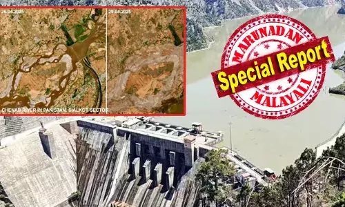 ചെനാബ് നദിയിലെ ബഗ്ലിഹാര്‍ അണക്കെട്ടിന്റെ ഷട്ടര്‍ താഴ്ത്തി; ജലപ്രവാഹം കുറയുമ്പോള്‍ പ്രതിസന്ധിയിലാകുന്നത് പാക്ക് പഞ്ചാബ് പ്രവശ്യയിലുള്ളവര്‍; അണക്കെട്ട് പണിതാല്‍ ബോംബിട്ട് തകര്‍ക്കുമെന്ന് വീരവാദം പറഞ്ഞവരെ വെട്ടിലാക്കി വീണ്ടും ജലബോംബ്! ബഗ്ലിഹാര്‍ അണക്കെട്ടില്‍ നിന്നുള്ള വെള്ളമൊഴുക്ക് കുറച്ചു; സിന്ധു നദിയില്‍ ഇന്ത്യ പിടിമുറുക്കുമ്പോള്‍