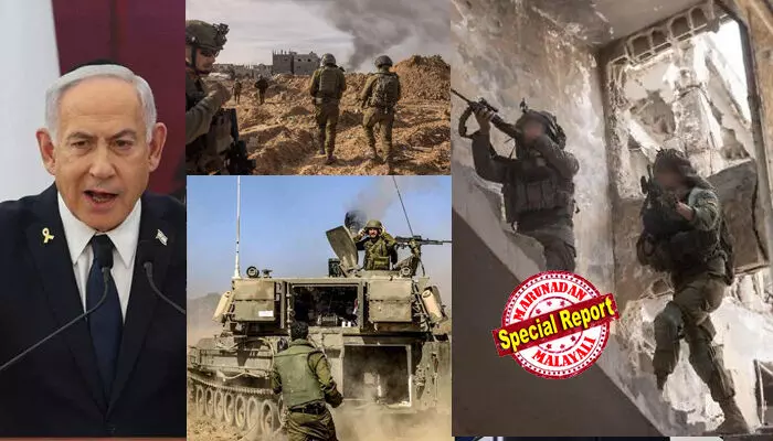 ഭൂമിക്ക് മുകളിലും താഴെയുമുള്ള ഹമാസിന്റെ എല്ലാ അടിസ്ഥാന സൗകര്യങ്ങളും തകര്ക്കും; ഒറ്റയടിക്ക് ഗാസ പിടിച്ചെടുക്കില്ല; ഒരു പ്രദേശം കേന്ദ്രീകരിച്ച് പ്രവര്ത്തനം വിപുലപ്പെടുത്തും; ട്രംപിന്റെ സന്ദര്ശനം നിര്ണായകം; റിസര്വ് സൈനികരെ തിരിച്ചുവിളിച്ചു; ഗാസ കീഴടക്കല് പദ്ധതിയുമായി ഇസ്രയേല് മുന്നോട്ട് ഭൂമിക്ക് മുകളിലും താഴെയുമുള്ള ഹമാസിന്റെ എല്ലാ അടിസ്ഥാന സൗകര്യങ്ങളും തകര്ക്കും; ഒറ്റയടിക്ക് ഗാസ പിടിച്ചെടുക്കില്ല; ഒരു പ്രദേശം കേന്ദ്രീകരിച്ച് പ്രവര്ത്തനം വിപുലപ്പെടുത്തും; ട്രംപിന്റെ സന്ദര്ശനം നിര്ണായകം; റിസര്വ് സൈനികരെ തിരിച്ചുവിളിച്ചു; ഗാസ കീഴടക്കല് പദ്ധതിയുമായി ഇസ്രയേല് മുന്നോട്ട്