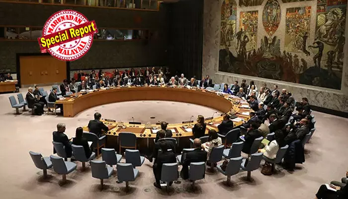 അതിര്ത്തി കടന്നുള്ള ഭീകരാക്രമണവും പാക്കിസ്ഥാന്റെ പങ്കും ഭീകരരുടെ പ്രവര്ത്തനങ്ങളും ചര്ച്ചയാക്കും; പാക്കിസ്ഥാനെ ആഗോളതലത്തില് ഒറ്റപ്പെടുത്താന് ഇന്ത്യയുടെ നിര്ണായക നീക്കം; യു.എന് രക്ഷാസമിതിയെ സമീപിച്ച പാക്കിസ്ഥാന് കനത്ത തിരിച്ചടി; പാക്കിസ്ഥാനെ ഗ്രേ ലിസ്റ്റില് ഉള്പ്പെടുത്തണമെന്ന് എഡിബിയോട് ഇന്ത്യ അതിര്ത്തി കടന്നുള്ള ഭീകരാക്രമണവും പാക്കിസ്ഥാന്റെ പങ്കും ഭീകരരുടെ പ്രവര്ത്തനങ്ങളും ചര്ച്ചയാക്കും; പാക്കിസ്ഥാനെ ആഗോളതലത്തില് ഒറ്റപ്പെടുത്താന് ഇന്ത്യയുടെ നിര്ണായക നീക്കം; യു.എന് രക്ഷാസമിതിയെ സമീപിച്ച പാക്കിസ്ഥാന് കനത്ത തിരിച്ചടി; പാക്കിസ്ഥാനെ ഗ്രേ ലിസ്റ്റില് ഉള്പ്പെടുത്തണമെന്ന് എഡിബിയോട് ഇന്ത്യ