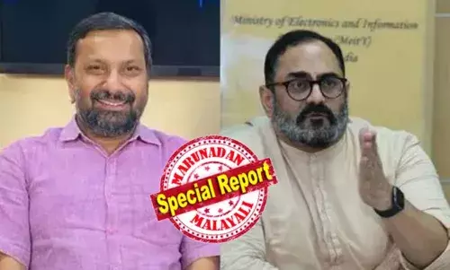 ഷാജന്‍ സ്‌കറിയയെ അര്‍ദ്ധരാത്രിയില്‍ പോലീസ് അറസ്റ്റ് ചെയ്ത സംഭവം ഭരണഘടനാ അവകാശങ്ങളോടുള്ള ലംഘനം; മാധ്യമ സ്വാതന്ത്ര്യത്തോടുമുള്ള കമ്മ്യൂണിസ്റ്റ് പാര്‍ട്ടിയുടെ അസഹിഷ്ണുതയുടെ തെളിവ്; കേരളത്തില്‍ പോലീസ് രാജ്; മറുനാടന്‍ എഡിറ്ററുടെ അറസ്റ്റിനെതിരെ ബിജെപി അധ്യക്ഷന്‍ രാജീവ് ചന്ദ്രശേഖര്‍