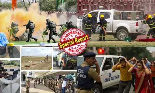 അന്ന് താജ്മഹലിന് മുള ഉപയോഗിച്ച് ചട്ടക്കൂട് പണിതു; കറുത്ത തുണികൊണ്ട് മൂടി; മോക് ഡ്രില്‍ നടത്തി ദിവസങ്ങള്‍ക്കുള്ളില്‍ ഇന്ത്യ- പാക്ക് യുദ്ധം; ഇത്തവണ  മുന്നറിയിപ്പായി എയര്‍ റെയ്ഡ് വാണിങും സൈറനും; കാര്‍ഗില്‍ യുദ്ധകാലത്തു പോലും സ്വീകരിക്കാത്ത നടപടിയുമായി കേന്ദ്ര സര്‍ക്കാര്‍; കേരളം അടക്കം കനത്ത ജാഗ്രതയില്‍