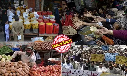 ഒരുകിലോ നെയ്യ് കിട്ടാന്‍ 2,895 രൂപ; ആട്ടക്ക് 400 രൂപ, പഞ്ചസാര കിട്ടാനില്ല, കരിഞ്ചന്തയില്‍ വില 650; പെട്രോളിന് ലിറ്ററിന് 252 രൂപ; ചായപ്പൊടിയില്ലാതെ ജനം ചായ കുടി നിര്‍ത്തി; മരുന്നിനും വളത്തിനും ക്ഷാമം; ഇന്ത്യ അട്ടാരി ചെക്ക് പോസ്റ്റ് അടച്ചതോടെ പാക്കിസ്ഥാനില്‍ വിലക്കയറ്റം മൂര്‍ദ്ധന്യത്തില്‍
