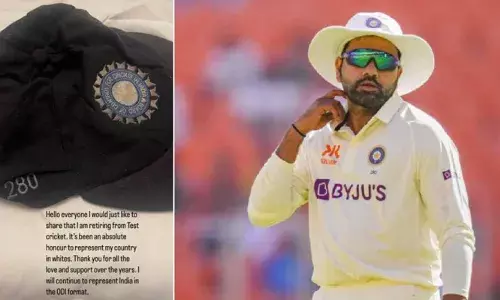 ഇംഗ്ലണ്ട് പര്യടനത്തിനായി കാത്തുനിന്നില്ല; വെള്ളകുപ്പായം അഴിച്ച് ഇന്ത്യന്‍ നായകന്‍; ടെസ്റ്റ് ക്രിക്കറ്റില്‍ നിന്നും വിരമിക്കല്‍ പ്രഖ്യാപിച്ച് രോഹിത് ശര്‍മ; ഏകദിന ക്രിക്കറ്റില്‍ തുടരുമെന്നും വിരമിക്കല്‍ സന്ദേശത്തില്‍